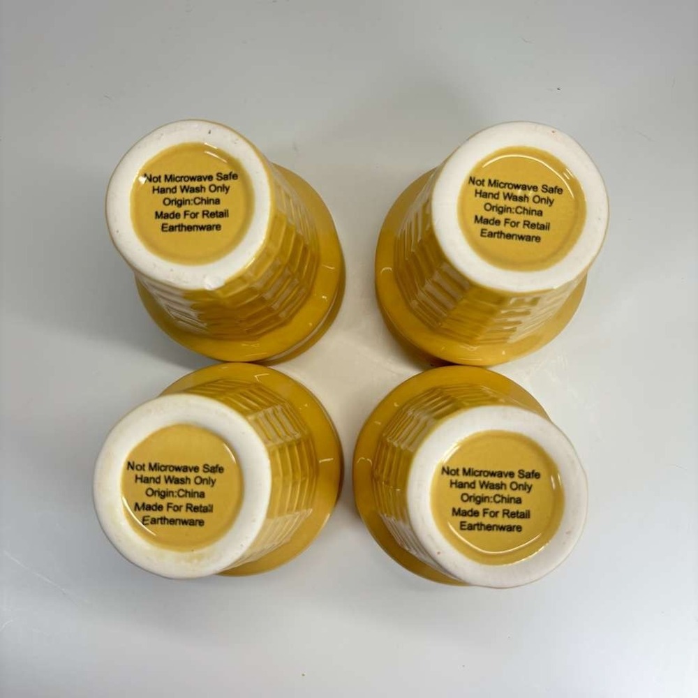 Ceramic Earthenware Ice Cream Cones - Set Of 4- For Snacks or‎ Potted Plants - Picture 5 of 8